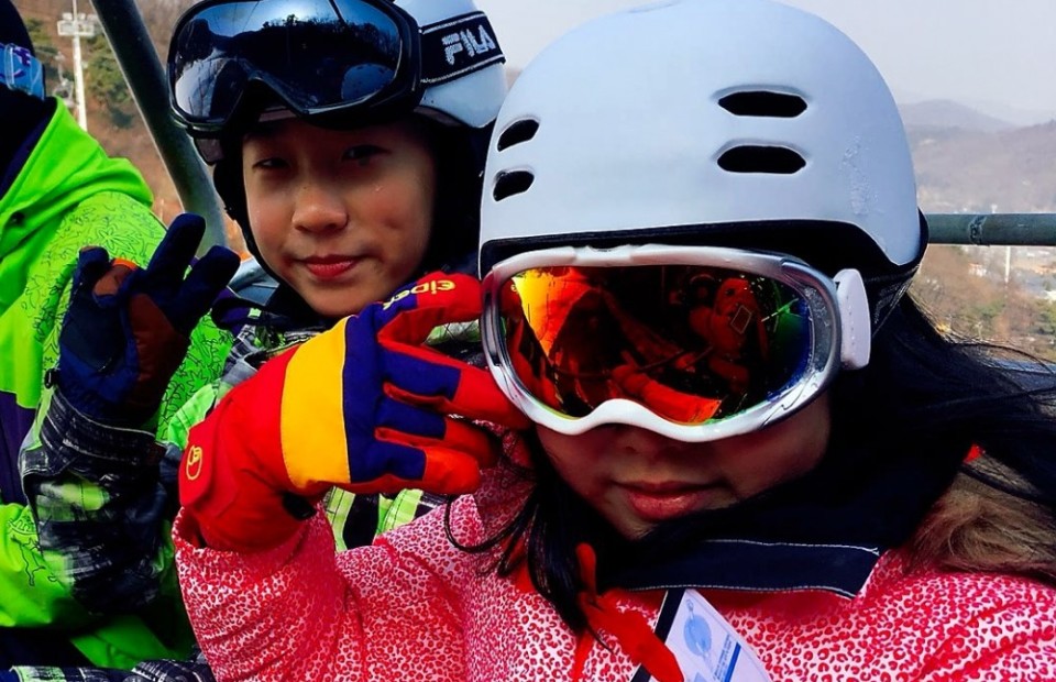 지산리조트 스키강습, 1:1 입문, 테일 컨트롤로 방향 바꾸기