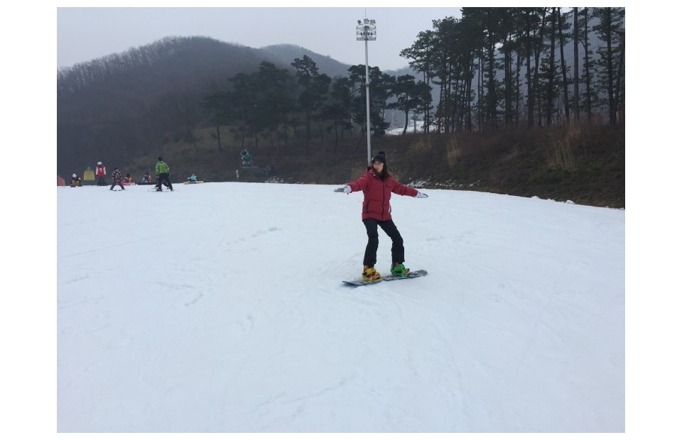 지산리조트 보드강습, 1:1 입문, 균형과 기본 자세 다지기