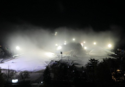 1819 용평리조트 첫제설 현장